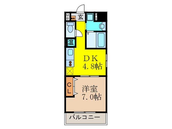 第１７関根マンションの物件間取画像